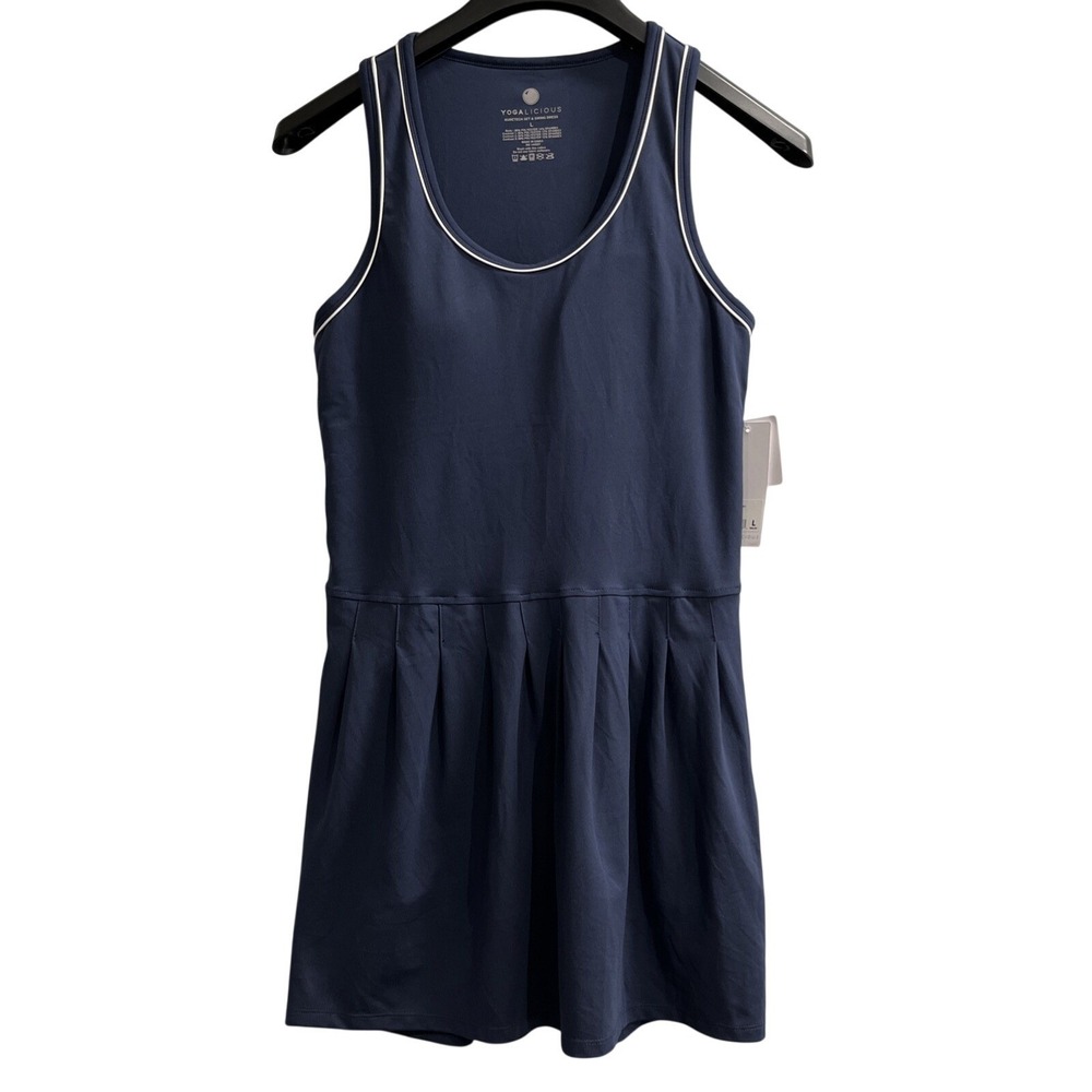 Yogalicious Tennis Dress Blue L Shorts Mini Athletic Golf Nudetech Set & Swing